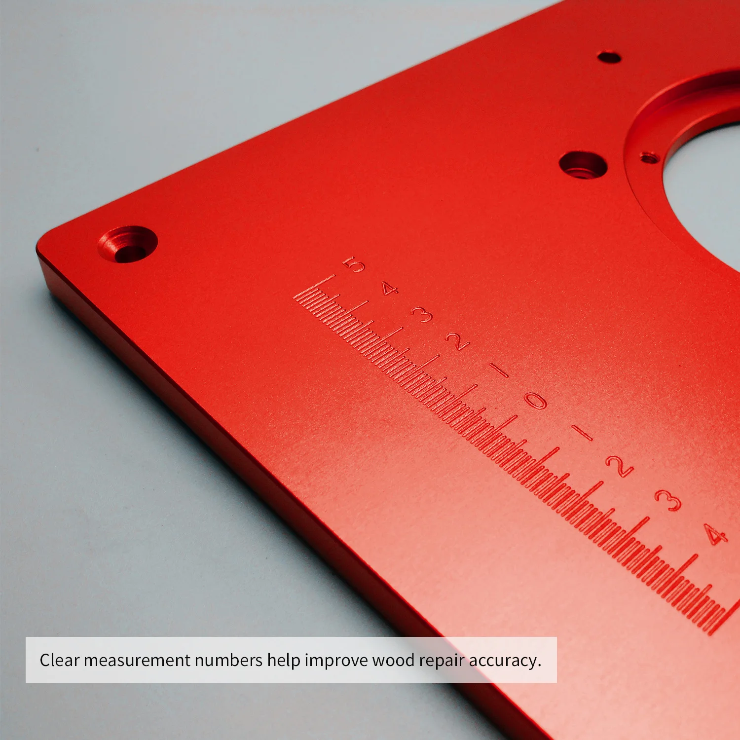 

Hot Universal Router Table Saw Insert Base Plate Kit Red Board Trimming Machine Flip Board for Woodworking