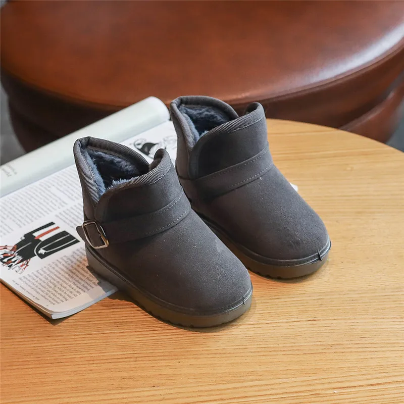 Детские ботинки детские зимние обувь для мальчиков и девочек зимняя теплая