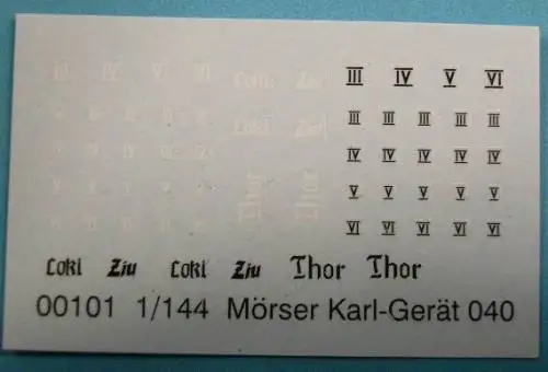 1: 144 масштабная Сборная модель, немецкий 600 мм самоходный миномет Morser Karl 040 600 мм, комплект модели, детская игрушка