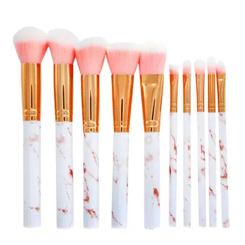 

10 Makeup Brush Set Cosmetic Make Up Fashion For Women Lady Female