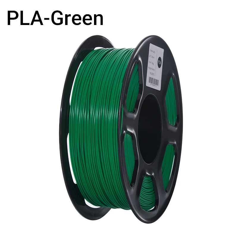 Green TOPZEAL 3D принтер PLA Филамент 1.75мм Филамент мерная точность+/-0.02мм 1кг 343м 3D печатный материа Русский склад в Москве - Цвет: Green
