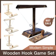 Drinking Game Toy Wooden Ring Toss Hook Game ​Board Games Party Toys Leisure Industrial Style Bar Drink Shop Handmade Toys
