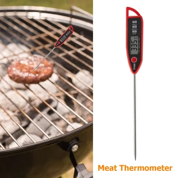 

Digital Meat Thermometer Water Oil Liquid Milk Temperature Gauge Cooking Barbecue Food Probe for Household Kitchen Tools