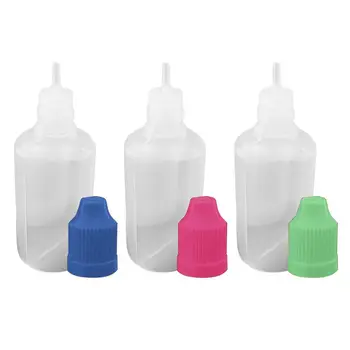 

15/50Pcs 30ml Squeezable Dropper Bottles Refillable Liquid Container Dispenser