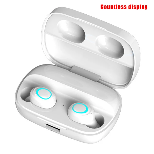 Хит, беспроводные наушники Bluetooth 5,0, стерео, водонепроницаемые, с шумоподавлением, для спорта, для DOY - Цвет: White No Digital