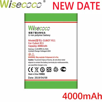 

Wisecoco 4000mAh CUBOT R11 For CUBOT R11 Phone In Stock Latest Produce High quality battery+Tracking number