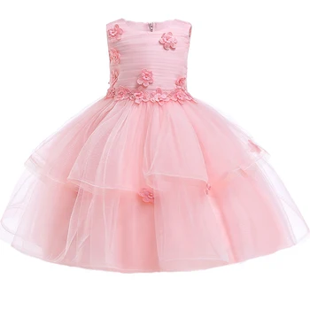 

2020 Flower Girls Dresses For Party And Wedding Clothes Dress Children‘s’ Clothing Birthday Princess Dress Evening 3-10 Years