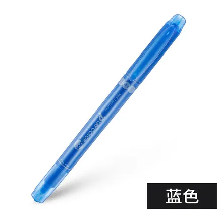 Япония TOMBOW Dot ручка с двойной головкой, волнистая цветная ручка, милая настольная книга, дневник, креативный хайлайтер, 3/12 цветов, набор, игра в цветной горошек - Цвет: 3pcs blue