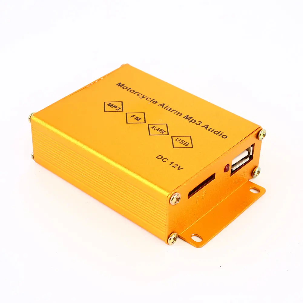 Мотоцикл MP3 динамик Мотоцикл mp3-плеер Смарт FM TF USB Водонепроницаемый Универсальный