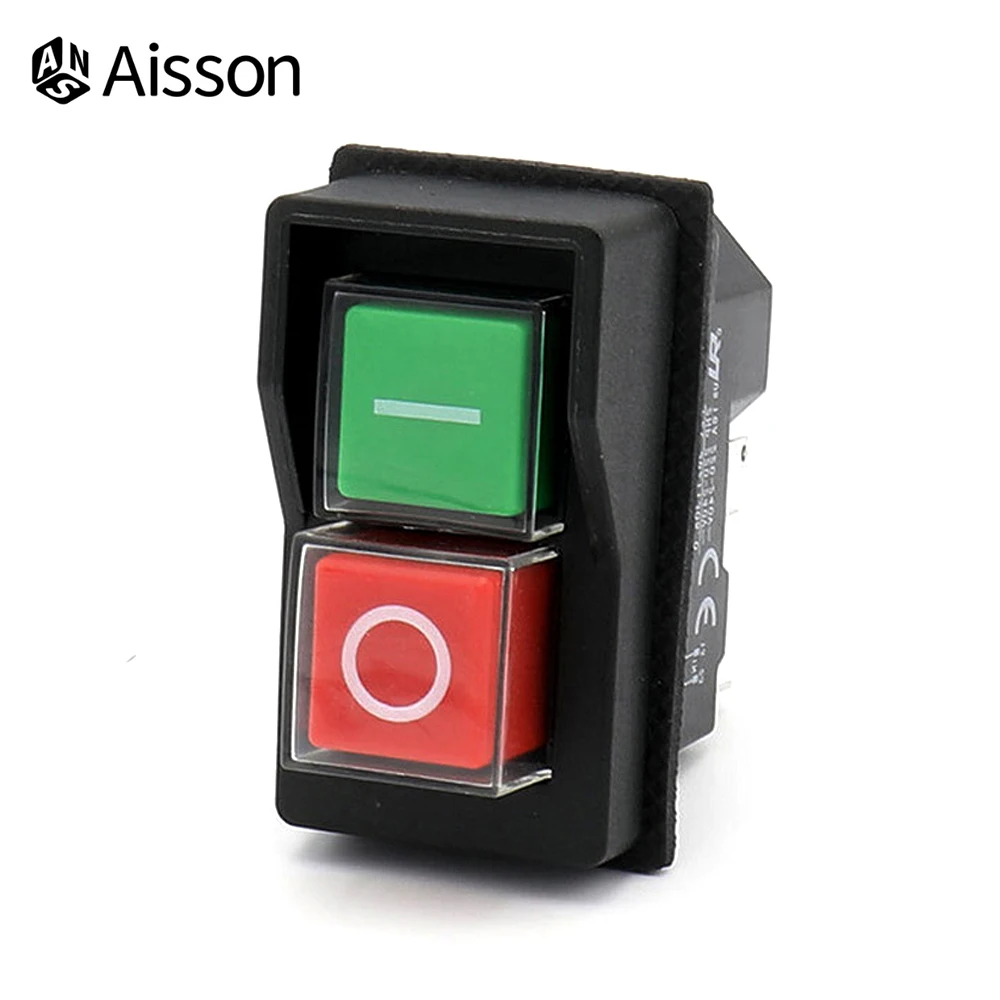 Kjd17 Yh02A Interruttori A Pulsante Elettromagnetici Attrezzatura Per Macchine Utensili Di Avviamento Interruttore Impermeabile Sicurezza Di Sicurezza