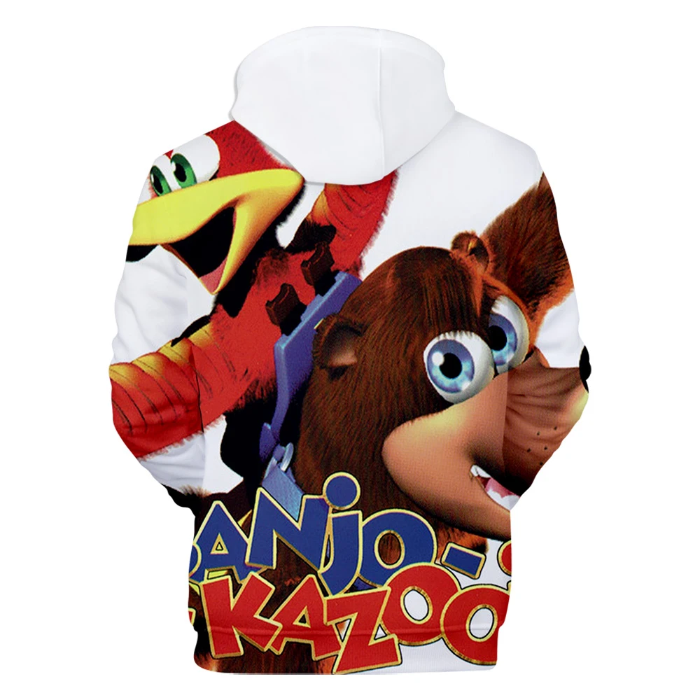 Aikooki Горячая банджо Kazooie толстовки для мужчин s толстовка с капюшоном для мужчин/женщин аниме банджо Kazooie Толстовка зимний загрязняющий спортивный костюм