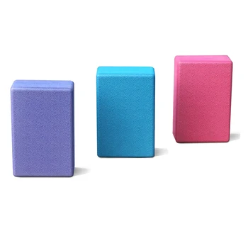 

2pcs EVA yoga block foam block brick exercise fintess tool exercise workout streching aid body shaping health training