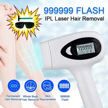 

New 999999 flash IPL laser hair removal machine laser epilator Household Ice Layer hair removal Device permanent bikini trimmer