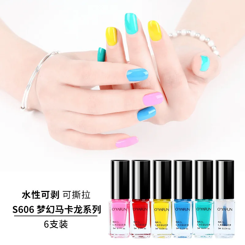 

6 Bottles Nail Polish Vernis Semi Permanent Hybrid Varnish Gel Polish Uv Color Gel Manicure Primer Top Coat Glitter Nail Art