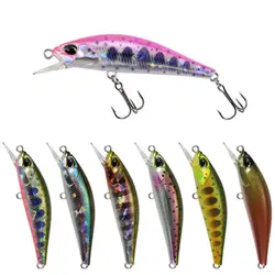 50mm 4g Sinking Stream Bait Striped bass Crankbaits Minnow Lures Long Casting Lure Minnow Baits Fish Hooks