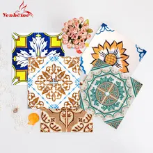 Vinyl Self-adhesive Wall Stickers Kitchen Backsplash Decorative Decals Bedroom Bathroom Waterproof Floor Renovation Tile Patches