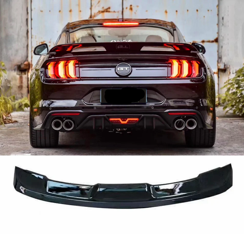 Для Ford Mustang GT500 спойлер 2015 2016 2017 2018 2019 Высокое качество ABS черный глянец Цвет на