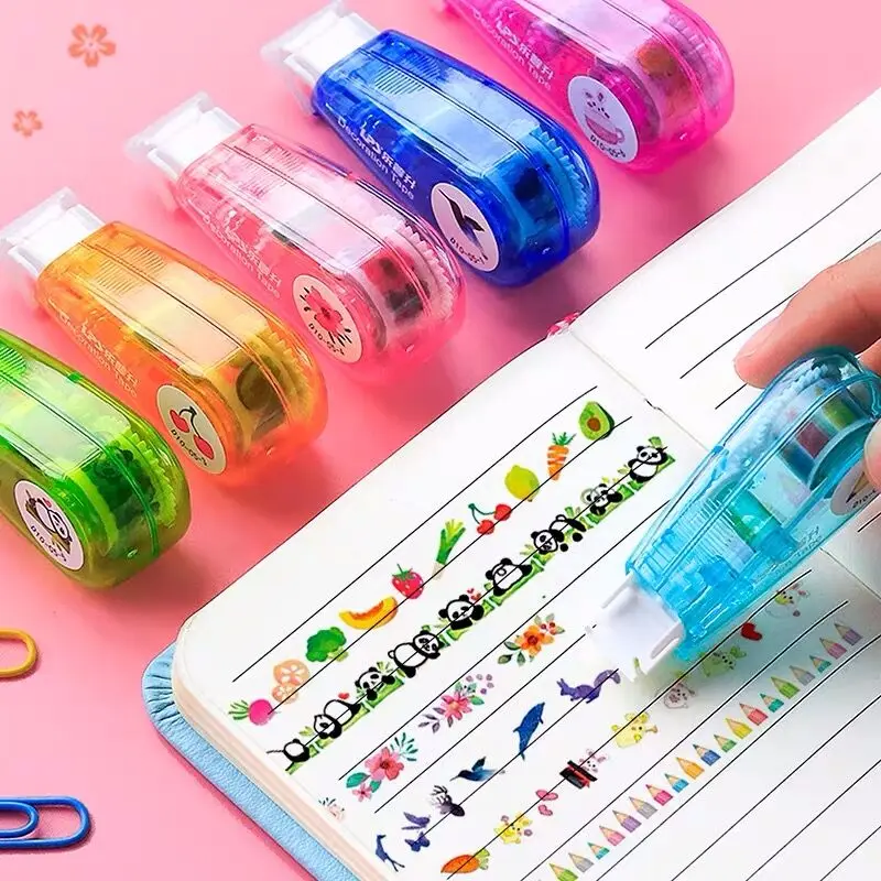 Sharkbang Kawaii животное кролик панда дневник в стиле Скрапбукинг декоративная Корректирующая лента пресс тип Школьные Канцелярские Товары для детей Подарки