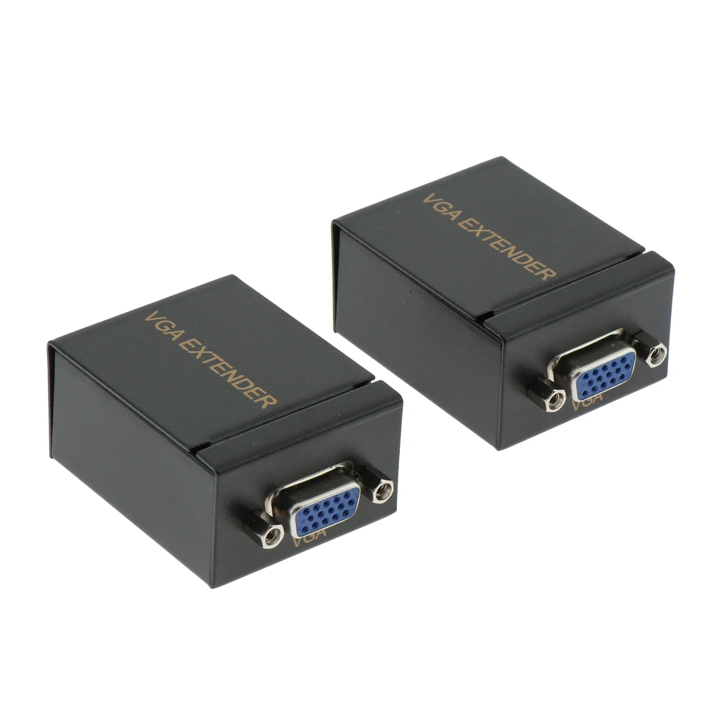 VGA удлинитель расширение 30 м CAT5/CAT6/RJ45 Кабельный адаптер разъем