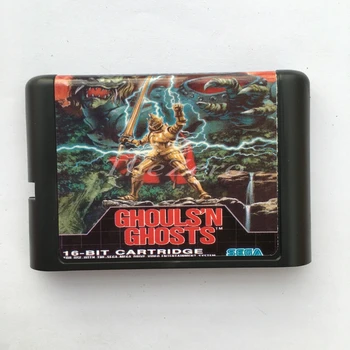 

Ghouls n Ghosts EU/JAP Shell for 16 bit Game Card for Genesis System for Sega Mega Drive