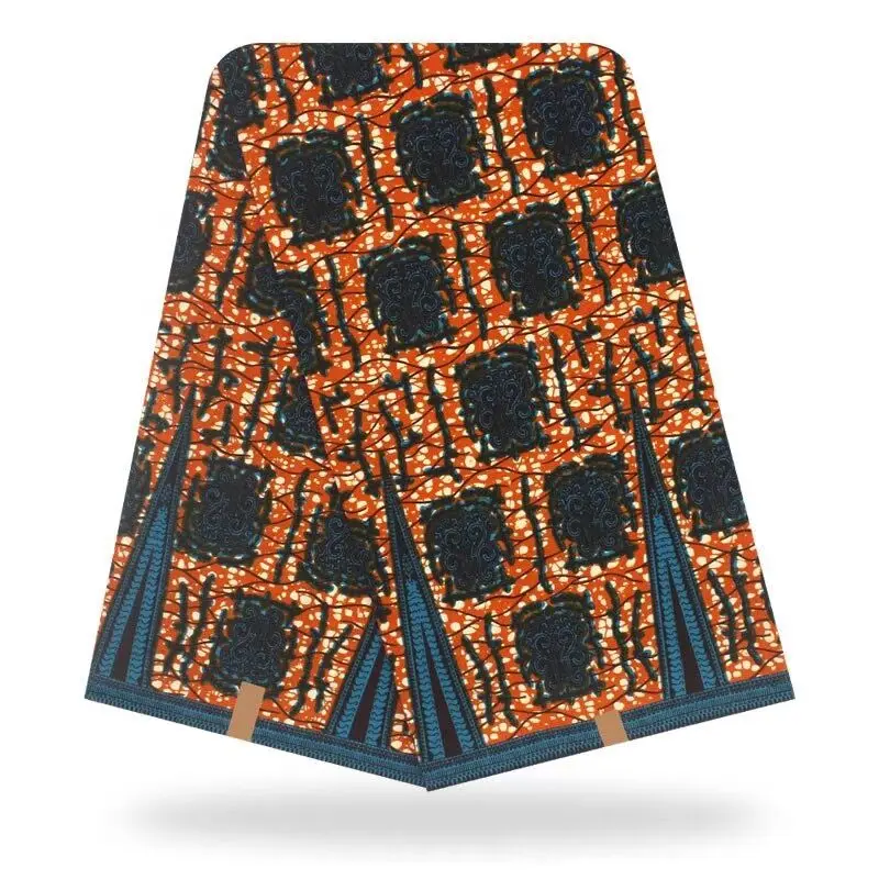 

Party Dress Material Veritable Ankara Wax Print Fabric High Quality 100%Cotton Fabric 6Yards African Ankara Style Wax Fabrics