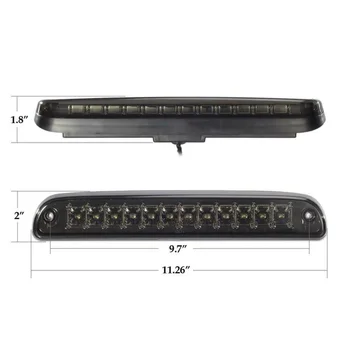 

Car LED Lights Auto Brake Stoplight Chrome-plated Replacement Portable