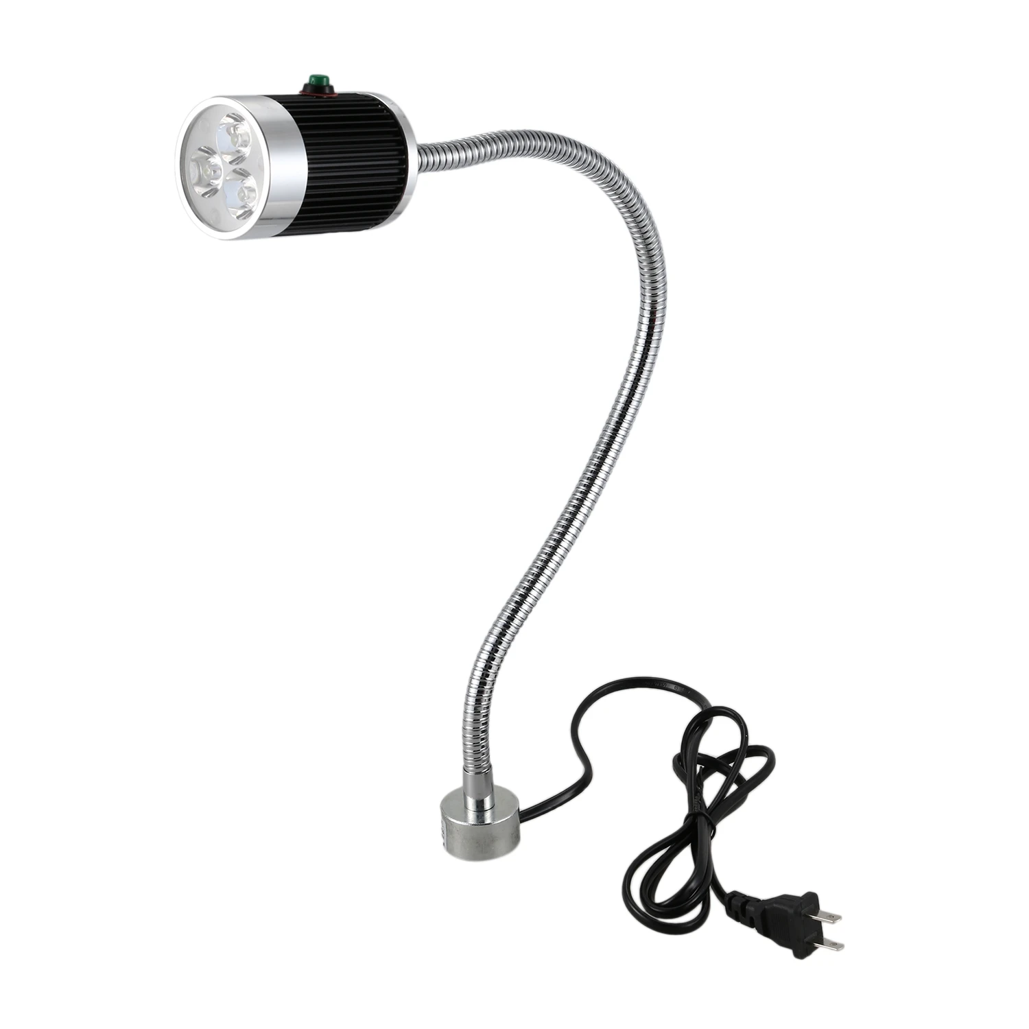 

6W 110-220V Led Machine Working Light Gooseneck Magnetic Base Clamp Switch Lamp Us Plug