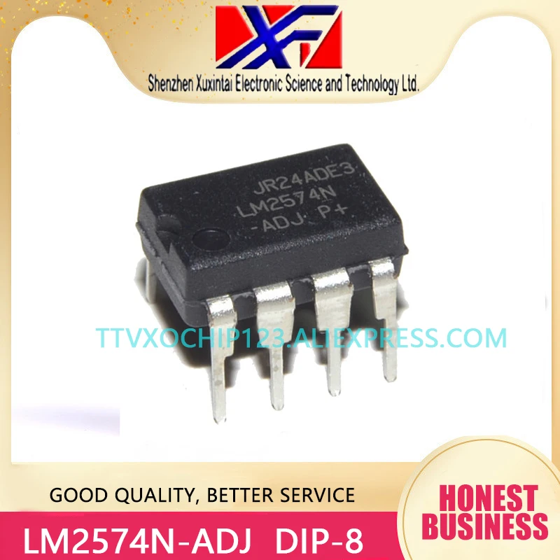 10Pcs/Lot LM2574N-ADJ LM2574N LM2574 IC REG BUCK ADJ 500MA 8DIP | Обустройство дома