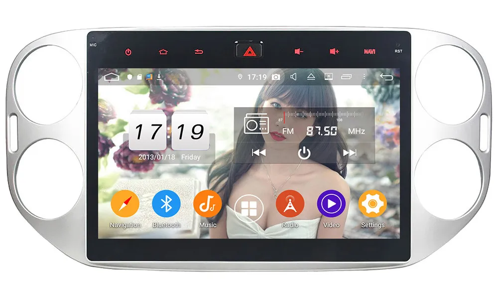 Klyde 10," ips 4G Android 9 Восьмиядерный 4 Гб ОЗУ 64 Гб ПЗУ DSP BT автомобильный DVD мультимедийный плеер стерео для Volkswagen Tiguan 2012