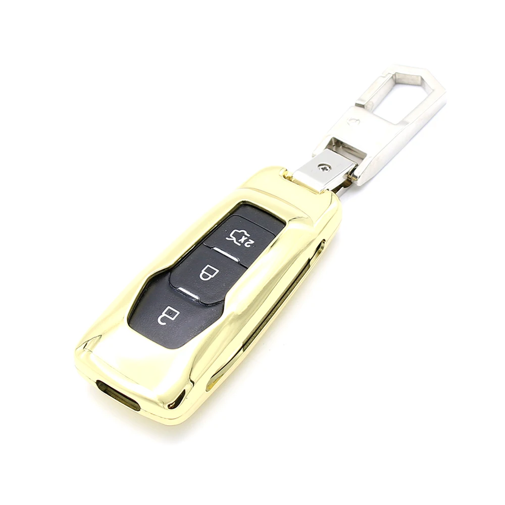 Для Ford Edge Mondeo Mustang F-150 Galaxy S-MaxRemote брелок в виде ракушки чехол автомобильный держатель крышка смарт-протектор кирсит покрытие - Название цвета: 12