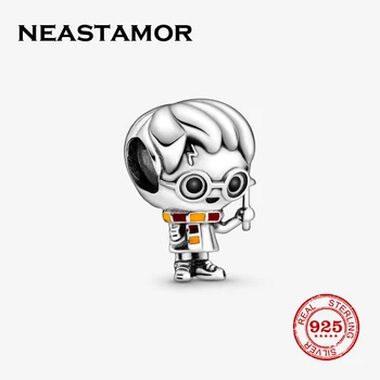 

2020 Potter style 925 Sterling Silver Haarrryyy Potter Beads Charm Fit Pandora Original Bracelet Necklace Women Fashion