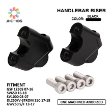 Мотоцикл руль стояк крепление комплект зажим Крепление подъемный Зажим адаптер для SUZUKI GSF1250S SV650 SV1000 DL250 V-STROM GW250 S F