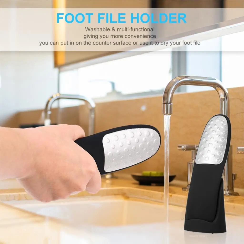 Double-Sided Foot File for Callus Trimming& Callus Removal Metal Pedicure Feet Rasp Reusable Cracked Skin Corns Callus Remover