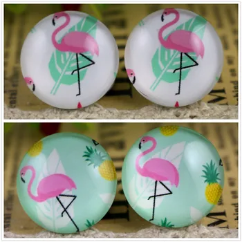 

Hot Sale 10pcs 20mm Handmade Photo Glass Cabochons Pattern Domed Jewelry Accessories Supplies