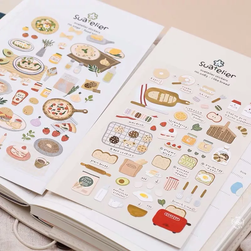 Торт десерт мультфильм декоративные наклейки s вкусная еда kawaii Скрапбукинг наклейка Корея этикетка канцелярские наклейки для дневника, альбома
