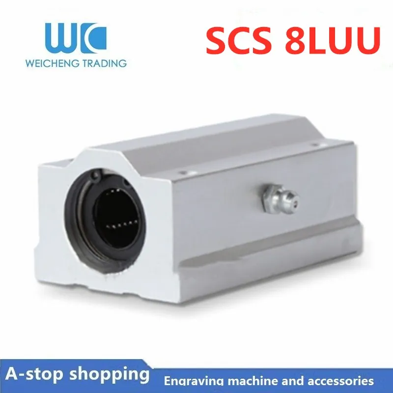 

1PC 1pc SC8LUU SCS8UU 8mm Linear Ball Bearing Block CNC Router for CNC 3D printer shafts Rod part