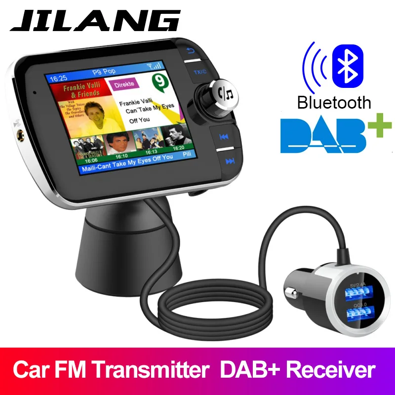 Jilang автомобильное радио DAB+ радио тюнер цифровой вещательный приемник с fm-передатчиком конвертер Plug and Play адаптер USB зарядное устройство