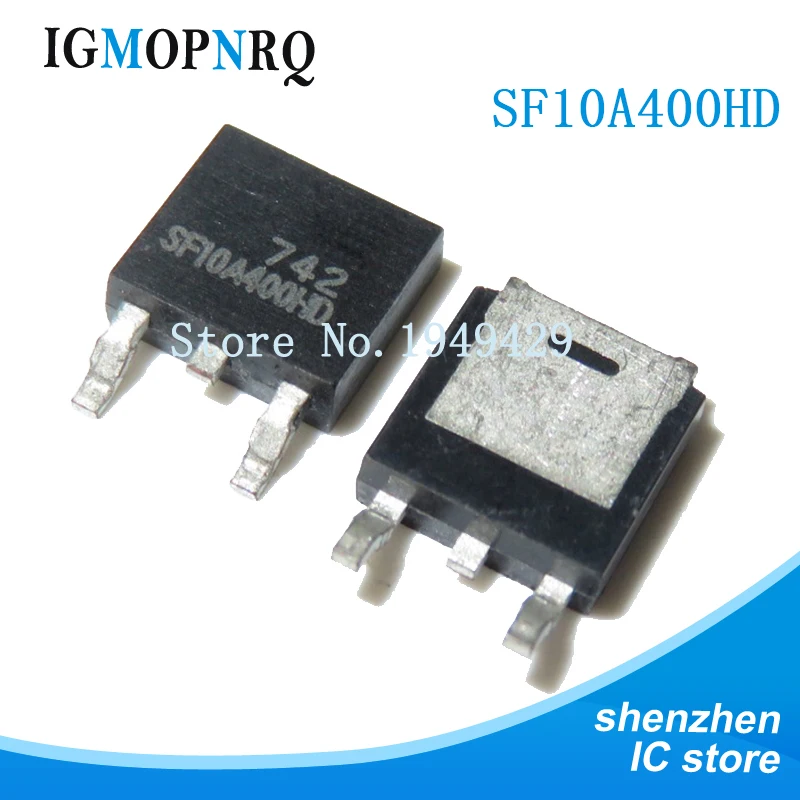 

100PCS SF10A400HD TO-252 SF10A400 TO252 SMD new original