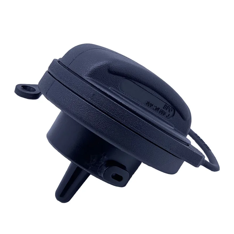 Aramox Plastic Fuel Tank Filler Cap Cover Replacement For Audi A4 A6 VW Seat - Part #1J0201550A, Black