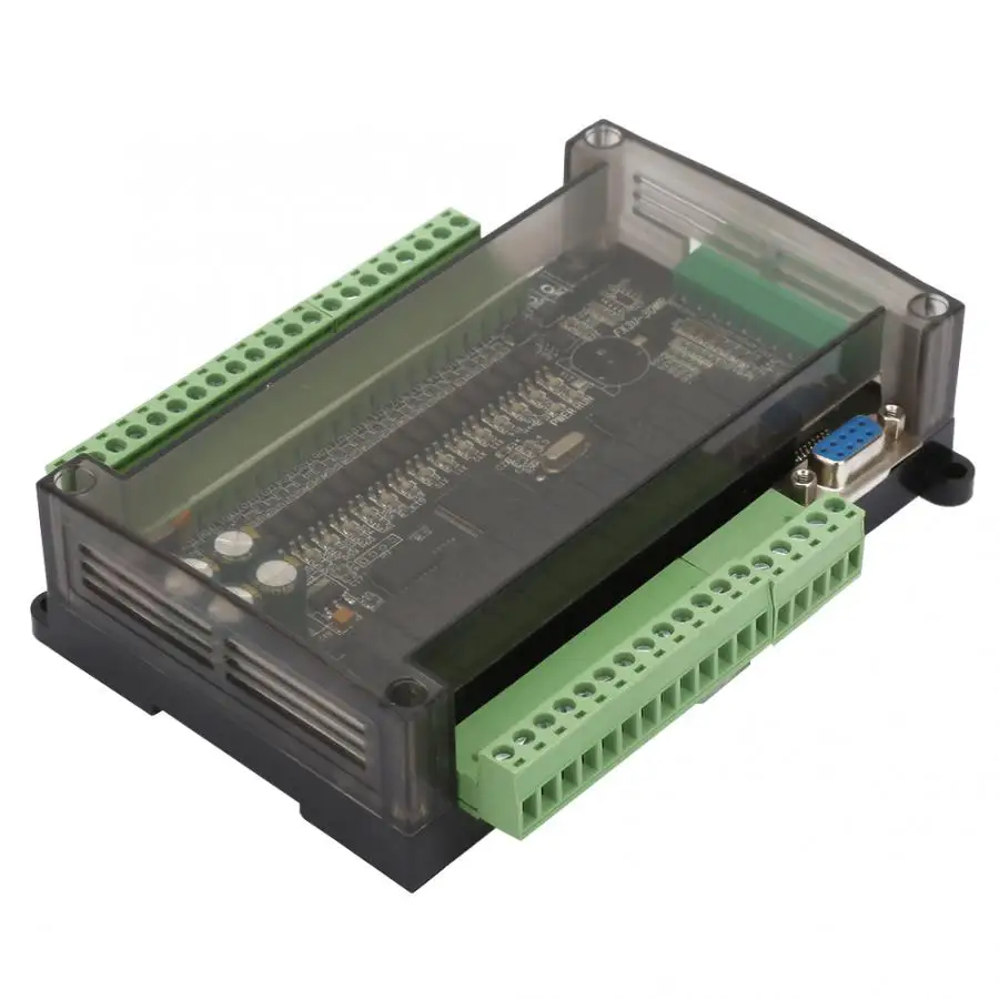 Программируемый логический контрольный Лер FX3U-30MR PLC промышленная плата управления 6AD 2DA с RTC RS485 RTU Коммуникационный корпус двигателя