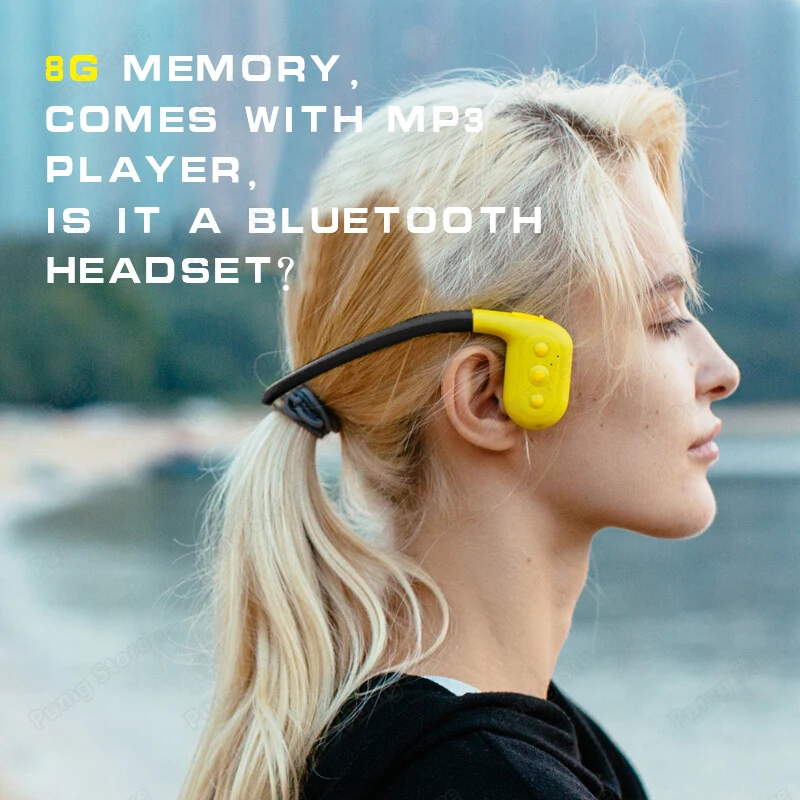 Водонепроницаемый подводный MP3 музыкальный плеер Tayogo IPX8 8 ГБ костная