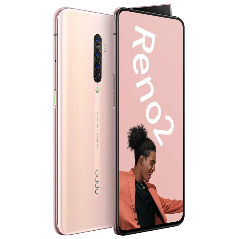 DHL быстрая доставка Oppo Reno 2 20x zoom Смартфон Snapdragon 730 3 0x8G RAM128G ROM 48 0mp 5 камер VOOC сотовый