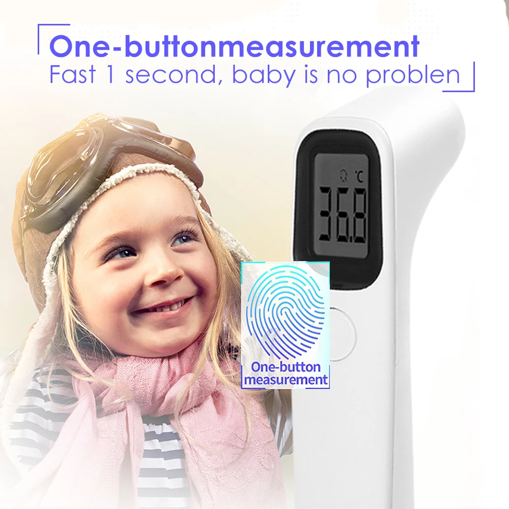 

Medical contactless infant forehead thermometer infrared digital measurement LED adult infant temperature measuring device