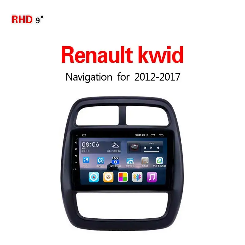4G8core4G64G Lionet gps навигация для автомобиля Renault kwid 2012- 9 дюймов RR1009X - Размер экрана, дюймов: 4G8core4G64G