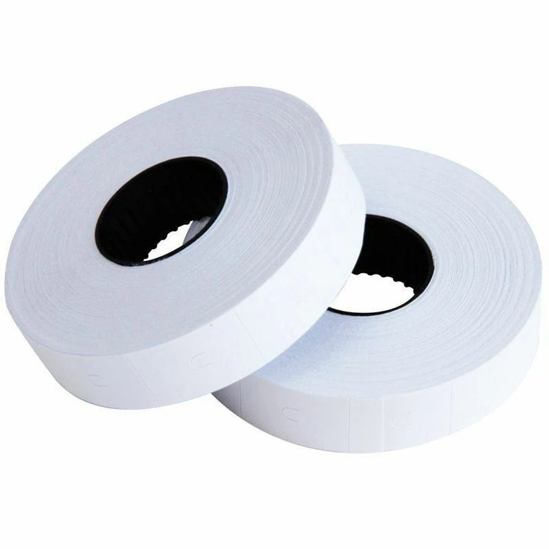 

10 Rolls Price Labels Paper Tag Sticker Set Suitable For MX-6600 Labeller White