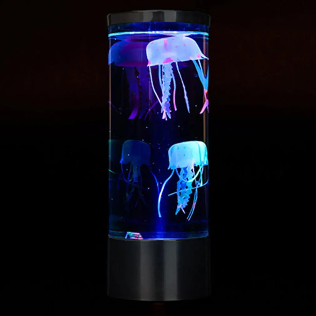 

LED Fantasy Jellyfish Lamp USB Power/Battery Powered Color Changing Jellyfish Tank Aquarium Led Lamps Relaxing Mood Night Lights