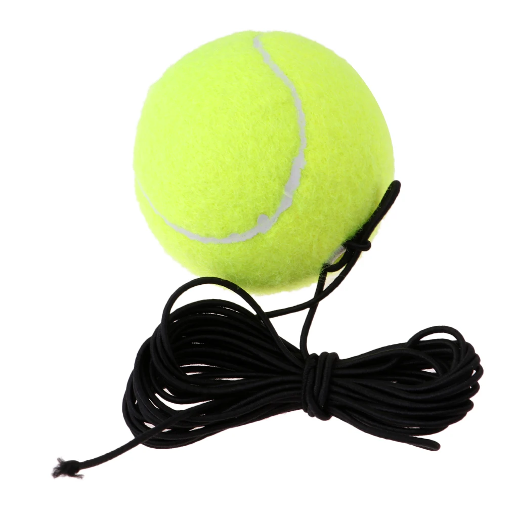 Green Drill Exercise Resiliency Tennis Ball Trainer With String Replacement