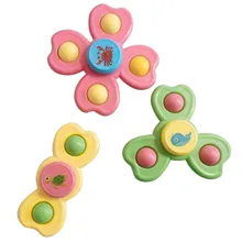 

3Pcs Classic Spinning Top Toy Safe Interesting Table Sucker Gameplay Physics/kinematics And Fine Motor Skills For Children