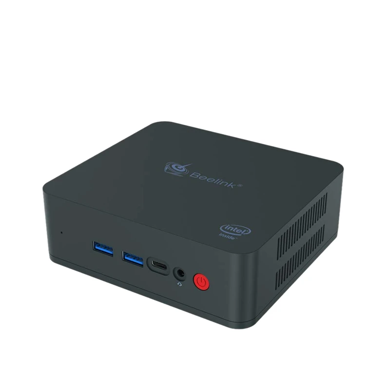 Black Beelink U55 мини-ПК процессор Intel Core I3-5005U(Intel Hd graphics 5500), Ddr3L 8 Гб Ram/256 ГБ Ssd/Diy Hdd 1000 Мбит/с Lan 2,4/5 - Цвет: Black