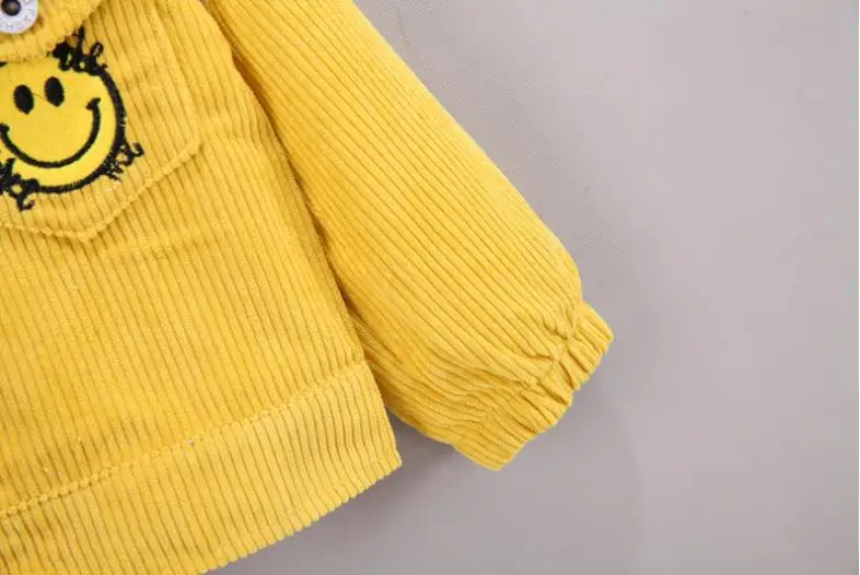 newborn baby clothing set Children overalls sportswear set 1-5Y boys girls Lapel corduroy coat+shirts+pants 3pcs Toddler Infant outfits kids baby clothes sun baby clothing set